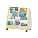 Rainbow Accents Pick-a-Book Stand, Front View - w/ Casters