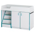 Rainbow Accents Diaper Changer
