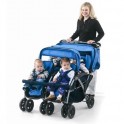 Foundations Quad Stroller | Commercial Strollers | Multi Child Stroller