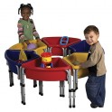 6 Station Ellipse Sand and Water Center w/ Lids