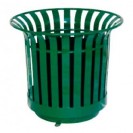 Round Slatted Steel Planter Round Slatted Steel Planter