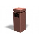 Concrete Bollard Lighted