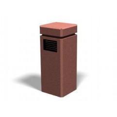 Concrete Bollard Lighted