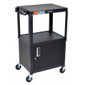 Adjustable Presentation Cart - Black