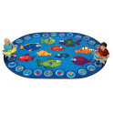 Fishing for Literacy Rug | literacy classroom rug | circletime carpets