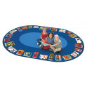 Reading by the Book Classroom Rug | ABC Rugs | Carpets for Kids