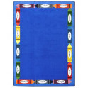 Bilingual Colors Classroom Rug