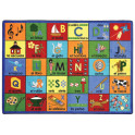 Bilingual Phonics Classroom Rug | Spanish teaching rug | Educational Rugs