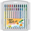 BIC MARK IT PERMANENT MARKERS 36PK