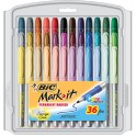 BIC MARK IT PERMANENT MARKERS 36PK