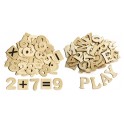 Wood Letters & Numbers