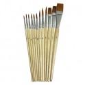 Watercolor Brushes 12pk Assorted