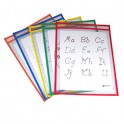 Reusable Dry Erase Pockets 5/box