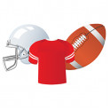 FOOTBALL ASSORTED CUT OUTS