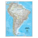 South America Wall Map 24 X 30