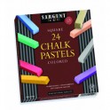 24CT ASSORTED COLOR ARTISTS CHALK
