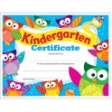 Kindergarten Certificate Owl Stars