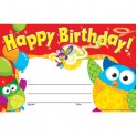 Happy Birthday Owl Stars