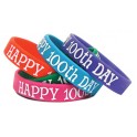 Happy 100th Day Wristbands