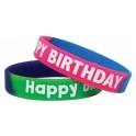 Fancy Happy Birthday Wristbands