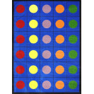 Joy Carpets Lots of Dots | Organizational Rugs | Classroom Seating Rugs