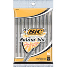 Bic Round Stic Ballpoint Pens Black