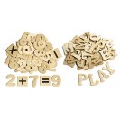 Wood Letters & Numbers