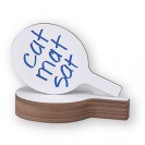 Economy Dry Erase Answer Paddle 12