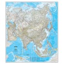 Asia Wall Map 34 X 38