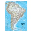 South America Wall Map 24 X 30