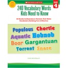 240 Vocabulary Words Kids Need To