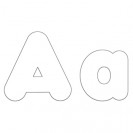 WHITE 4IN COMBO PACK UPPERCASE