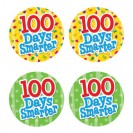 100 DAYS SMARTER WEAR EM BADGES