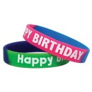 Fancy Happy Birthday Wristbands