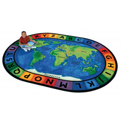 Circletime Around the World Rug | Educational Carpets | Seating Rugs