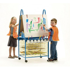 Primary Double Sided Art Easel | Art Easels | Kids Easels | Art Carts | Drying Racks