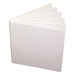 White Hardcover Blank Book 5 X 5