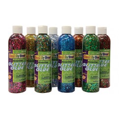 Glitter Chip Glue 8pk Assortment