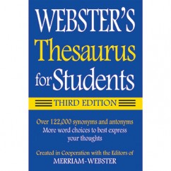 Websters Thesaurus For Students