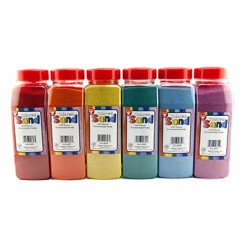 Bucket O Sand 6 Asstd Colors 6 Oz