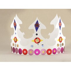 White Crowns Pack Of 24