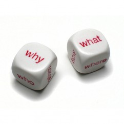 INTERROGATIVE DICE SET OF 10