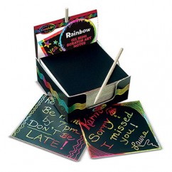 Box Of Rainbow Mini Notes 125 Cards