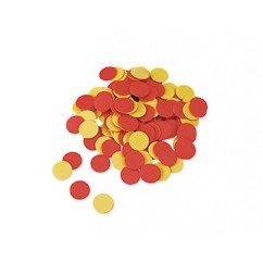 Two Color Counters Red And Yellow