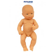 Newborn Baby Doll White Boy 12-5/8