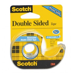 Scotch Double Sided Tape 3/4x200in