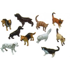 5in Pets Animal Playset Set Of 10