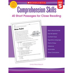 Comprehension Skills Gr 5 40 Short