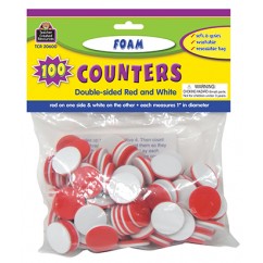 Foam Counters Red & White