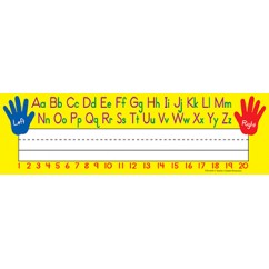 Left Right Alphabet 36pk Flat Name